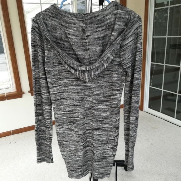 Long Heather Grey Hooded Cardigan dELiA*s - Picture 4 of 4